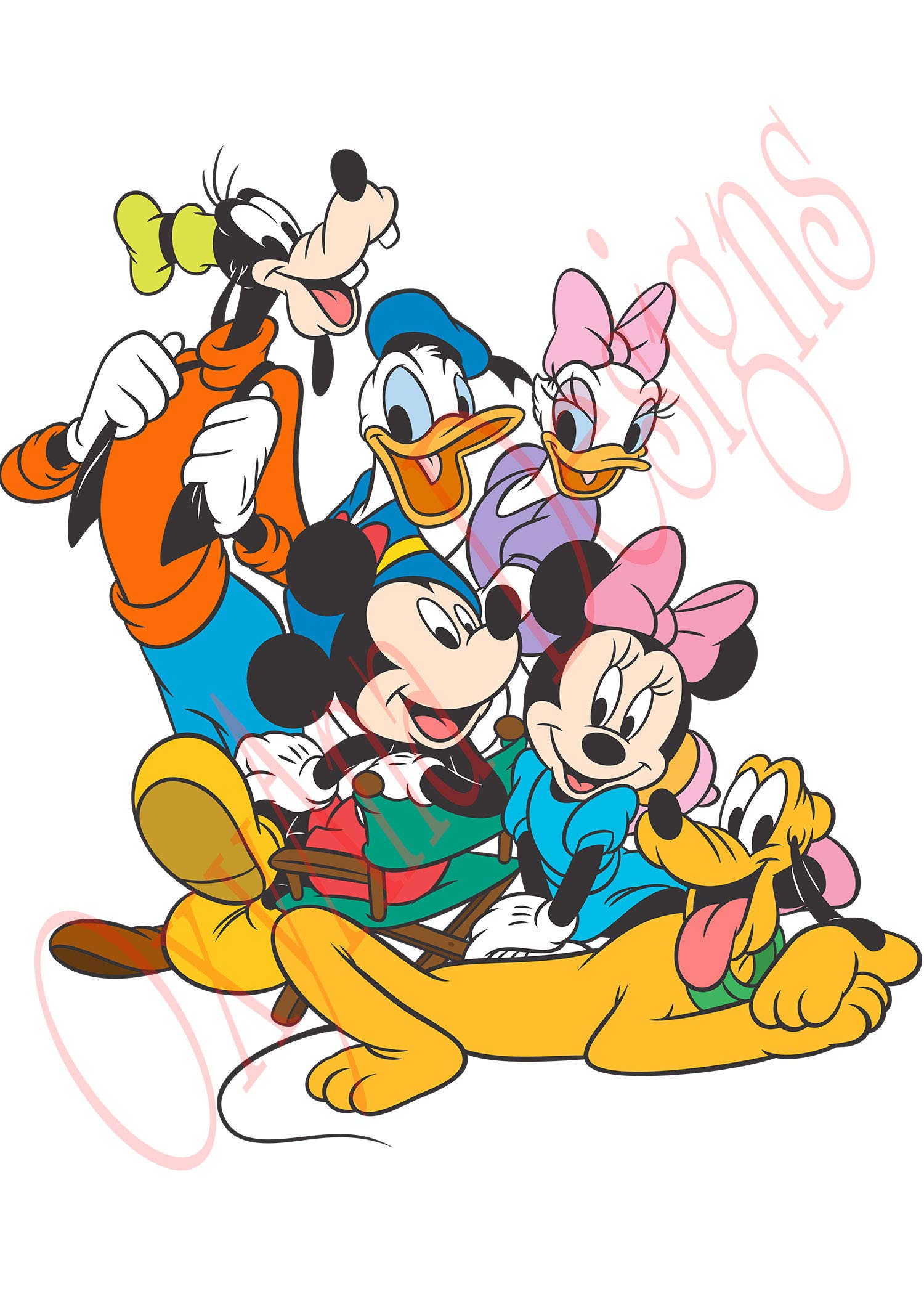 Amazon.com: Mickey and His Friends Static Cling Decoration for
